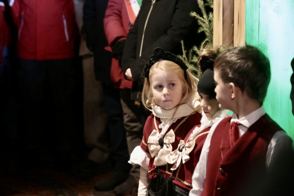 Inaugurazione Marché Vert Noel in Piazza Chanoux