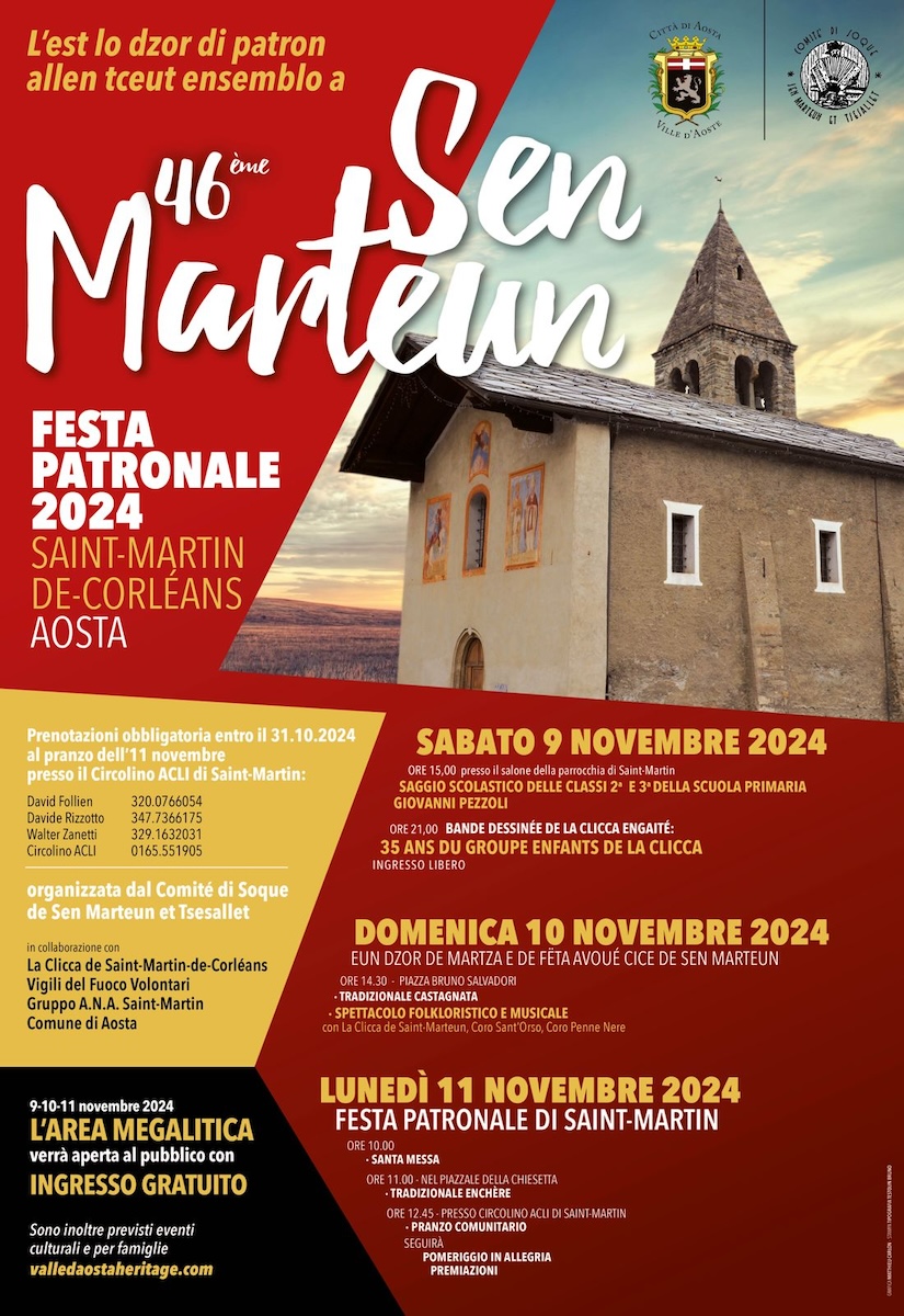 Locandina Festa Patronale Saint Martin