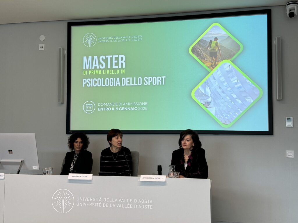 L’UniVdA lancia il Master in psicologia dello sport