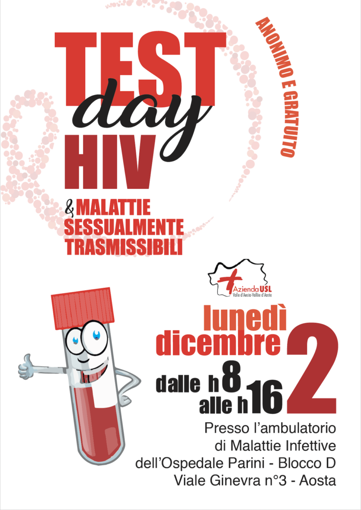 Locandina Giornata Mondiale contro l’Hiv e l’Aids