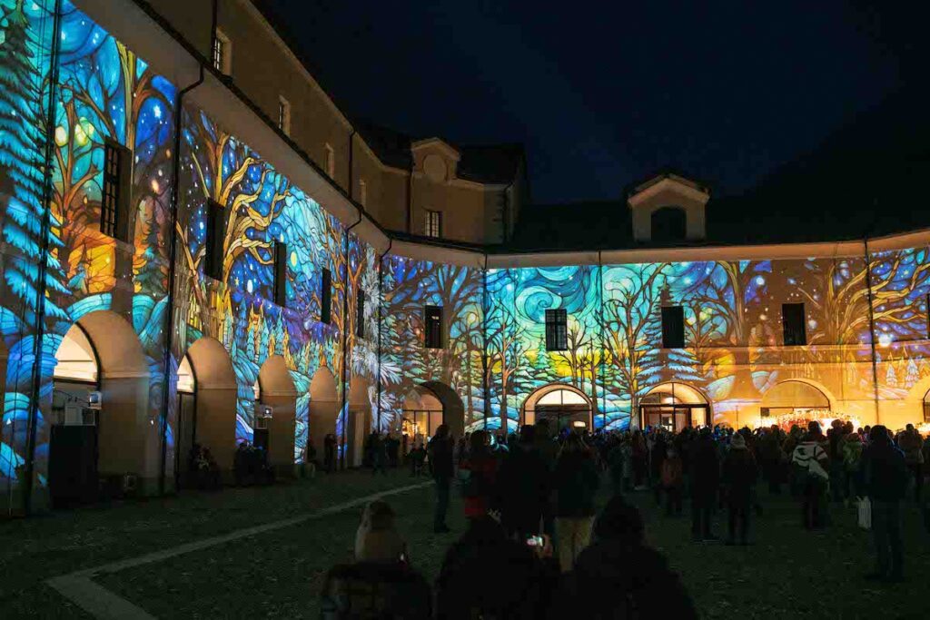 Video mapping Forte di Bard