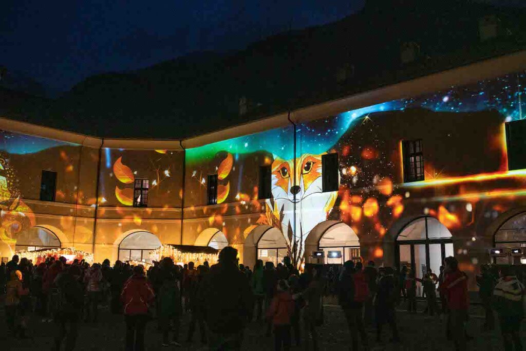 Video mapping Forte di Bard