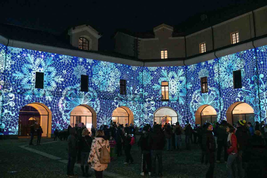 Al Forte di Bard il Natale si colora con gli effetti speciali del “video mapping”