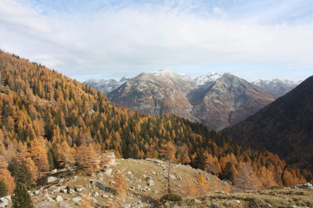 Vista del vallone di San Grato