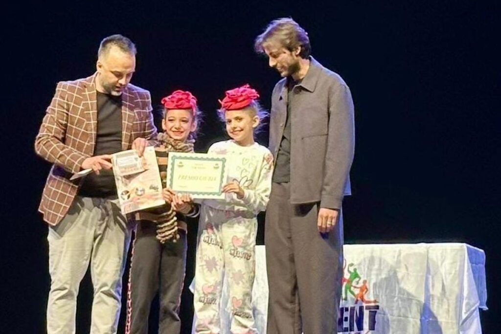 Le giovani ballerine Alizée e Giorgia premiate dalla giuria a “Talent for Dance”