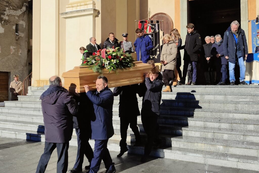 I funerali di Augusto Rollandin a Brusson