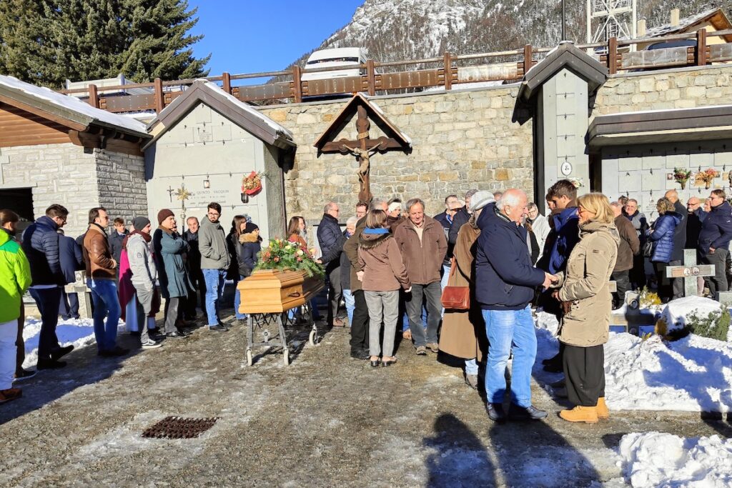 I funerali di Augusto Rollandin a Brusson