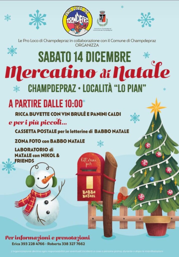 Mercatini di Natale Champdepraz