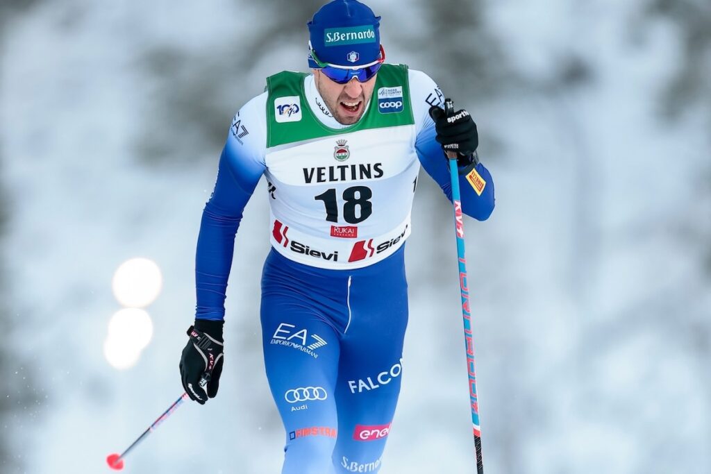 Federico Pellegrino sfiora il podio nella sprint a tecnica classica in Val di Fiemme