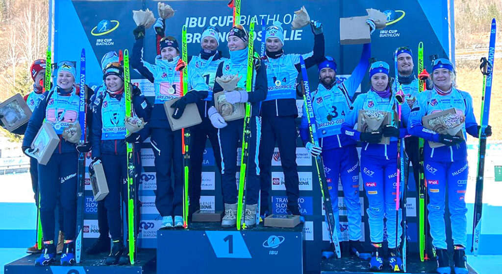 Italia terza biathlon mista