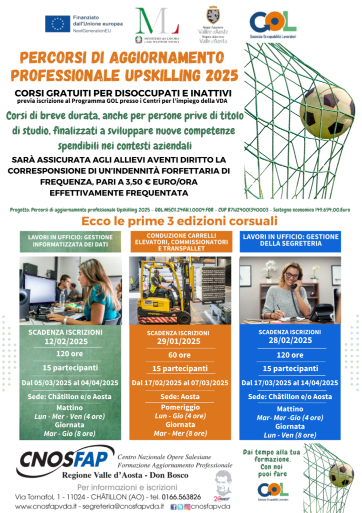 PERCORSI AGGIORNAMENTO PROFESSIONALE GOL ()