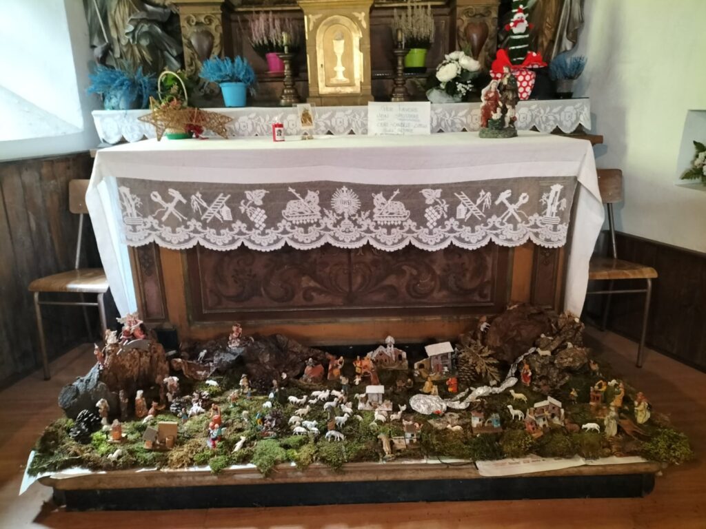 Presepe prima del gennaio