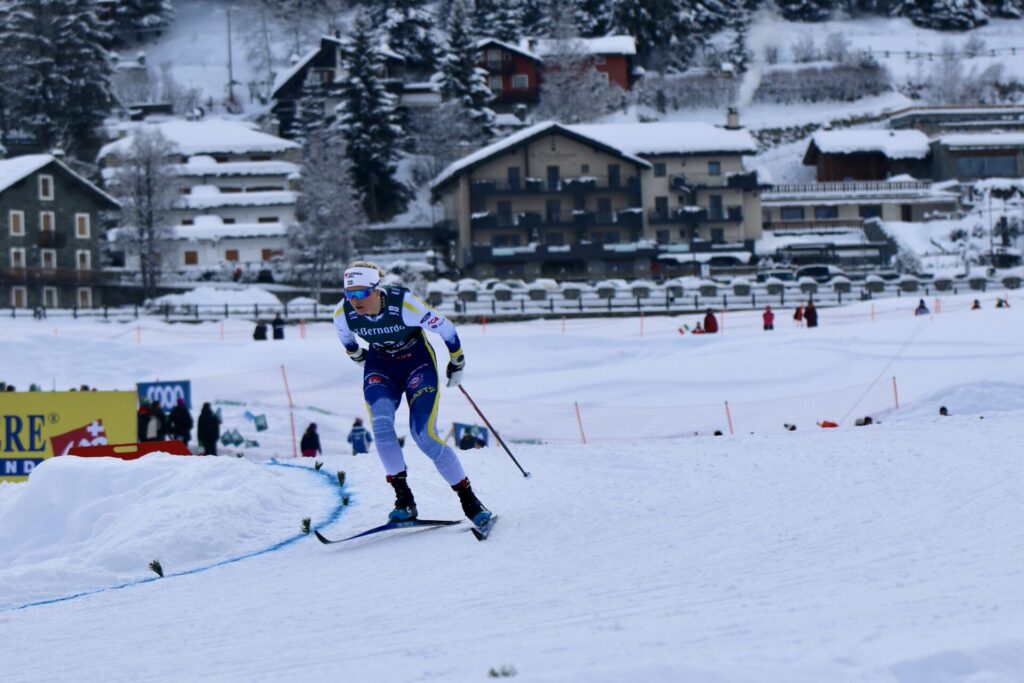 Dalhqvist Maja Coppa del mondo di sci di fondo Cogne foto di Nicole Jocollé