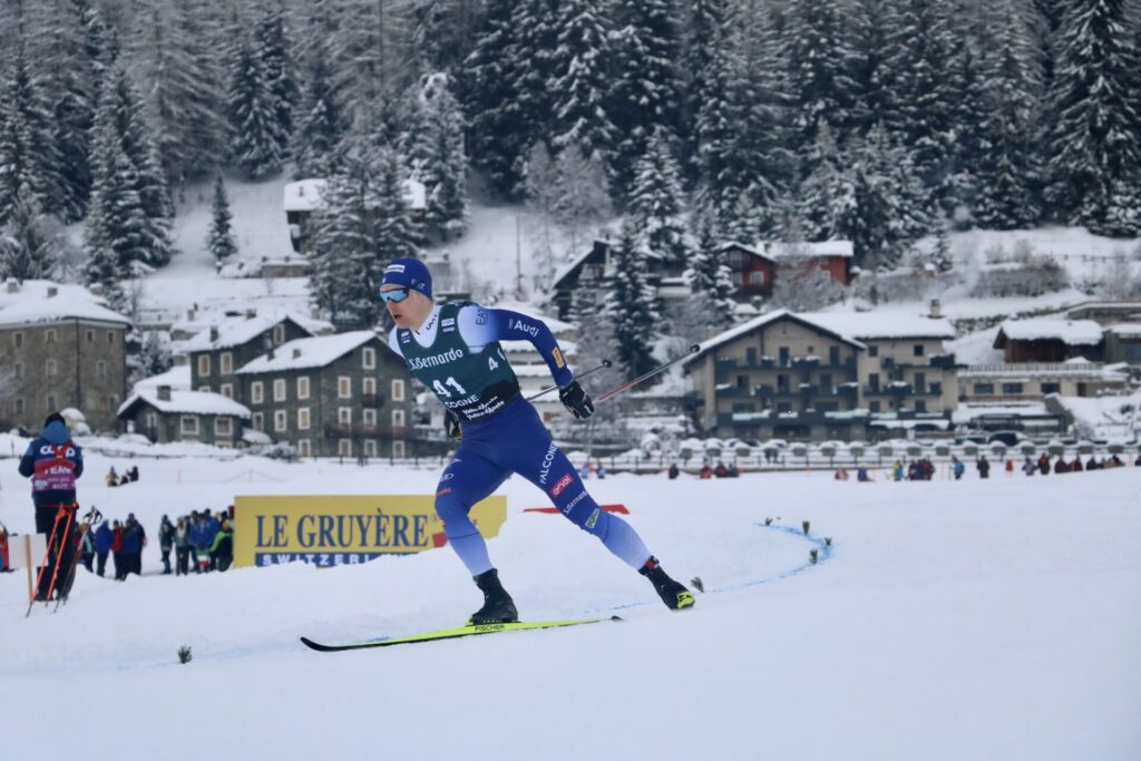 Davide Graz Coppa del mondo di sci di fondo Cogne foto di Nicole Jocollé