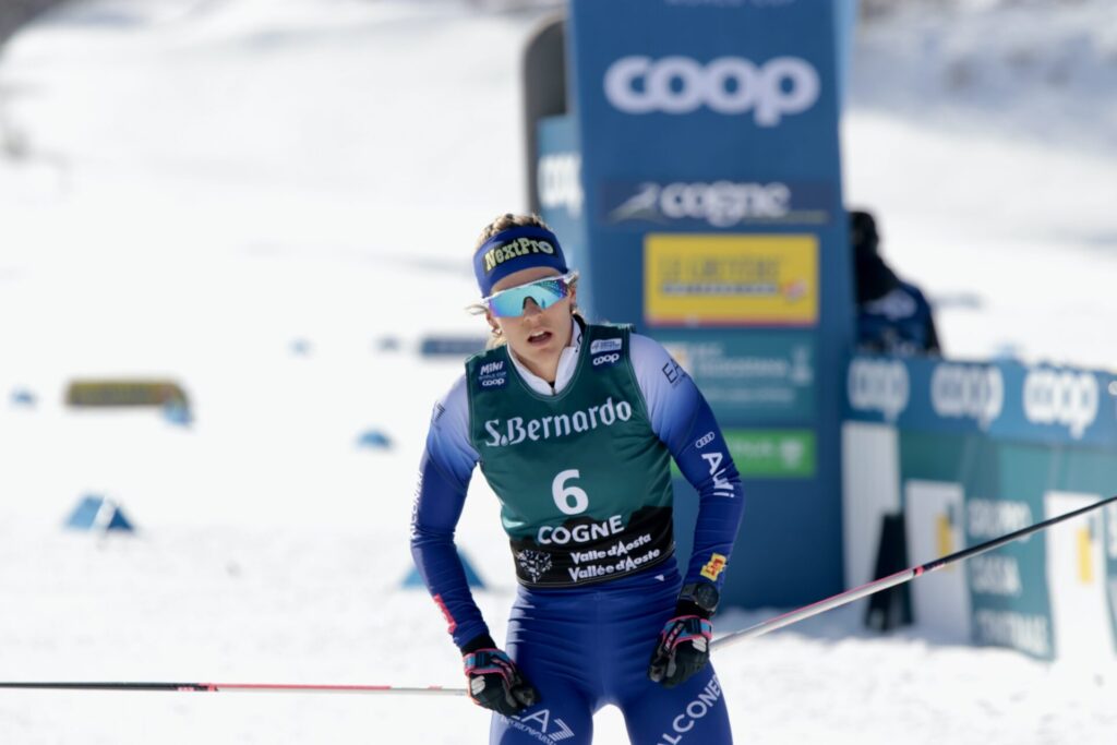 Federica Cassol Coppa del mondo di sci di fondo Cogne dieci km Foto di Nicole Jocollé