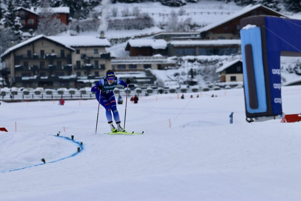 Federica Cassol Coppa del mondo di sci di fondo Cogne foto di Nicole Jocollé