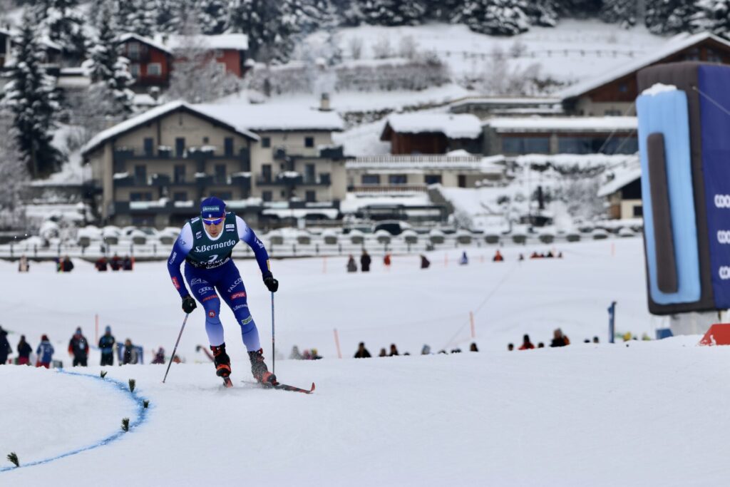 Federico Pellegrino Coppa del mondo di sci di fondo Cogne foto di Nicole Jocollé