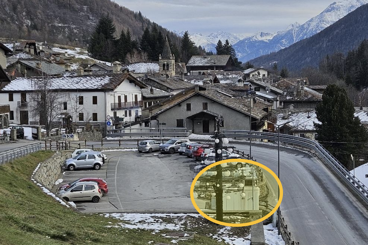 La stazione Arpa a Étroubles