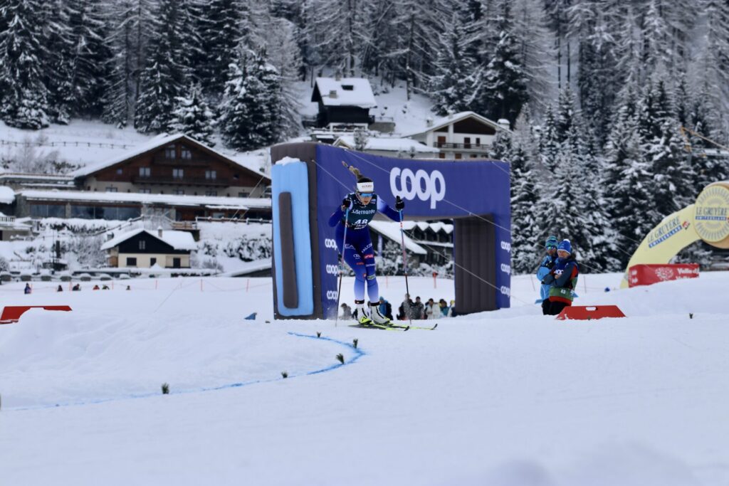 Lucia Isonni Coppa del mondo di sci di fondo Cogne foto di Nicole Jocollé