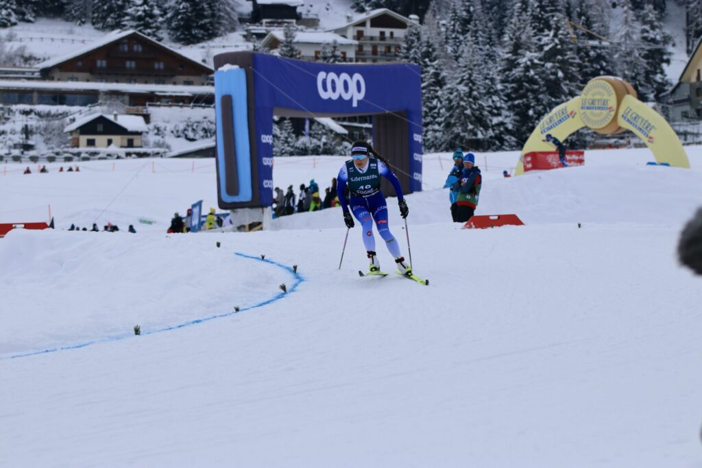 Martina Bellini Coppa del mondo di sci di fondo Cogne foto di Nicole Jocollé