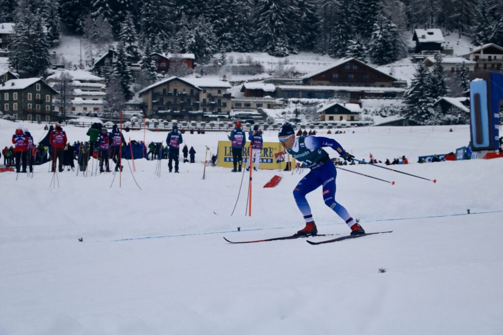 Mikael Abram Coppa del mondo di sci di fondo Cogne foto di Nicole Jocollé