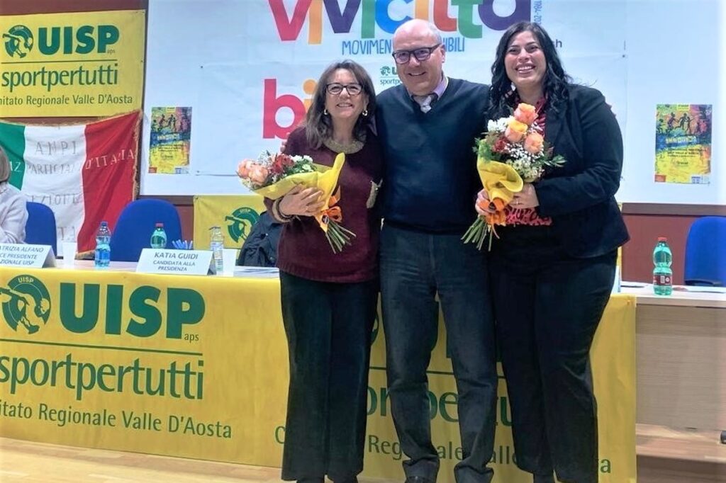 Katia Guidi è la nuova presidente della Uisp Valle d’Aosta