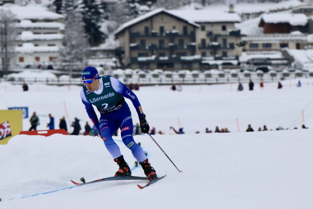 federico Pellegrino Coppa del mondo di sci di fondo Cogne foto di Nicole Jocollé