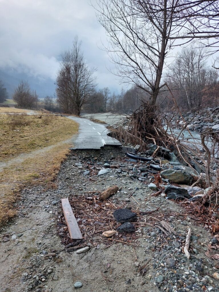 pista ciclabile di Chambave