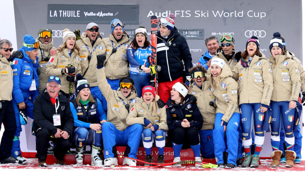 superG PrizeGiving FedericaBrignone ITA WorldCupLaThuile PhCredits Pentaphoto