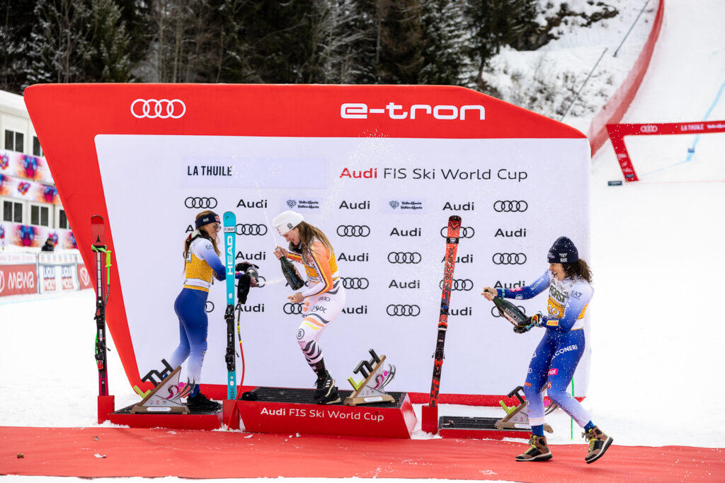 Coppa del mondo sci La Thuile Sofia Goggia Emma Aicher Federica Brignone PH Roberto Roux
