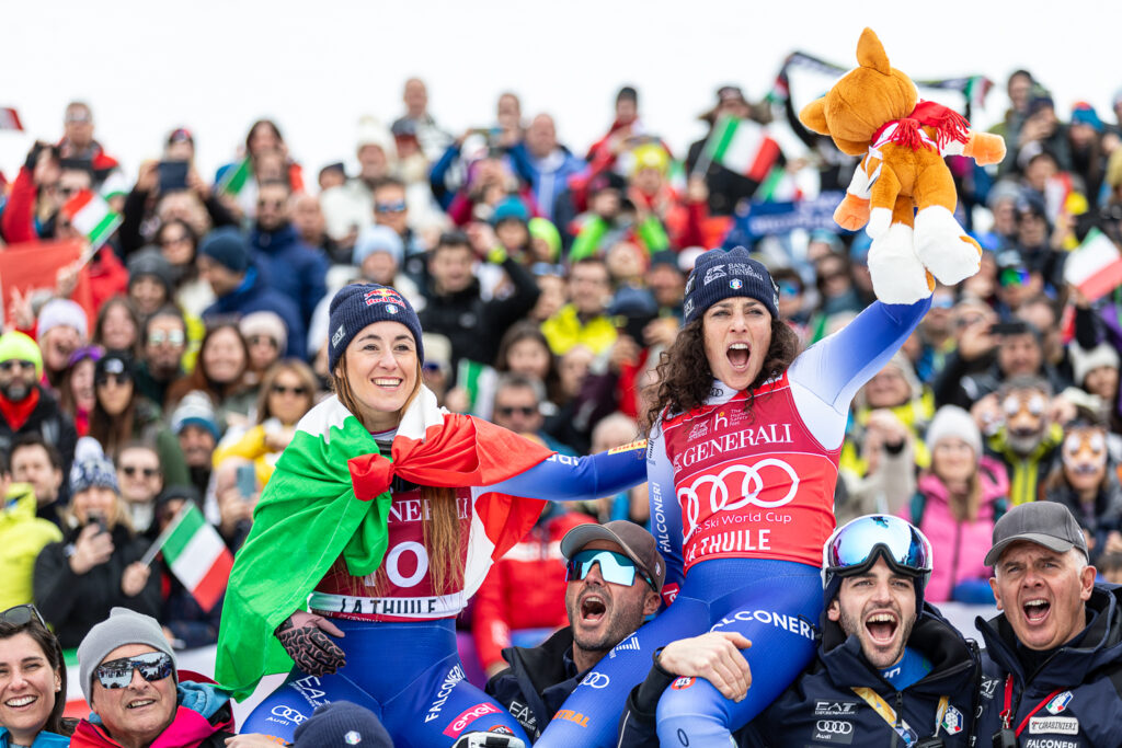 Coppa del mondo sci La Thuile Sofia Goggia Federica BrignonePH Roberto Roux