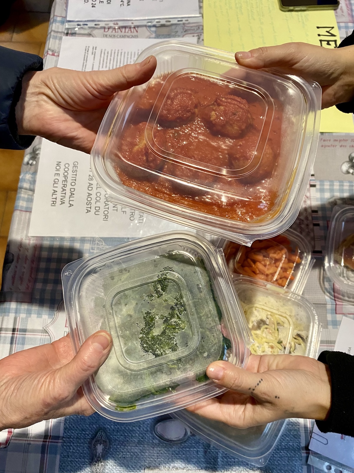 Progetto recupero eccedenze alimentari parrocchia Saint Martin