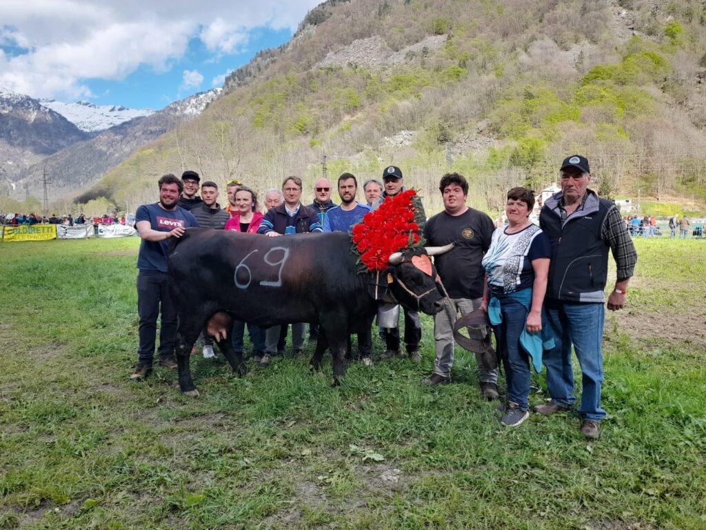 Sergio Juglair di Pont-Saint-Martin, con Sirena, ha conquistato il primo bosquet della sua carriera di allevatore nel mondo delle batailles