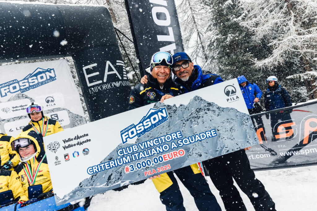 Memorial Fosson, Criterium Italiano a squadre, Pila (ITA), //, Roby Bernardi e Massimo Raffaelli, photo credit: Pierre Lucianaz