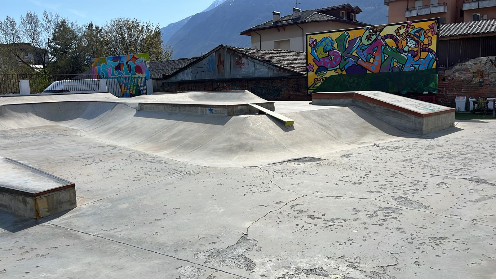 Skatepark Aosta chiuso