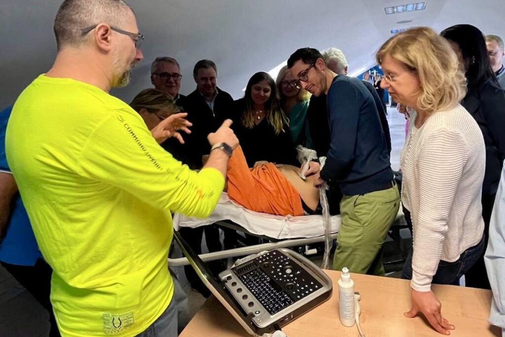 Il corso sull'utilizzo dell'ecografo portatile per i medici di base