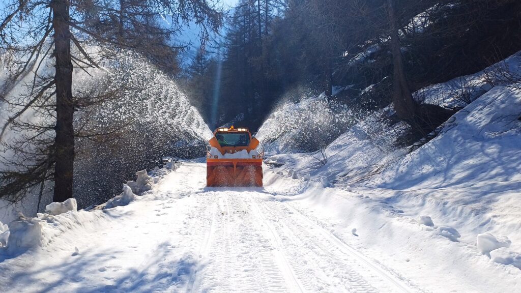 Anas sgombero neve SS SS Valle d'Aosta