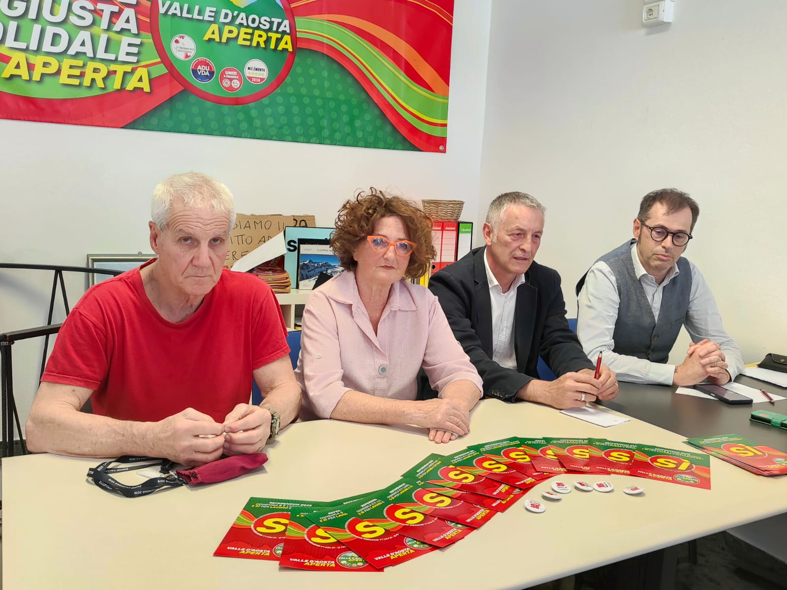 Conferenza stampa vda aperta