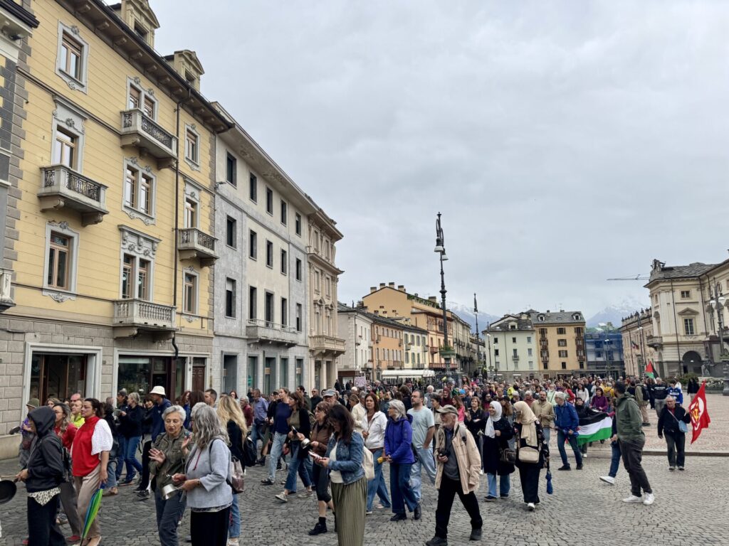 Corteo per Gaza Foto di Nicole Jocollé