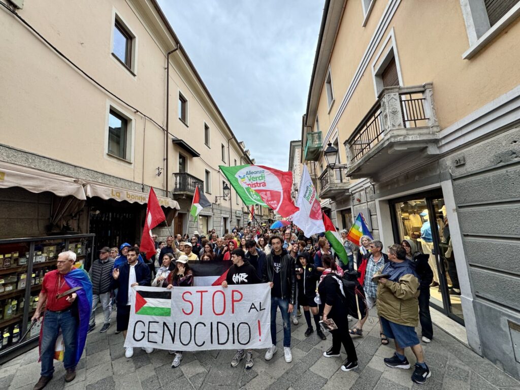 Corteo per Gaza Foto di Nicole Jocollé