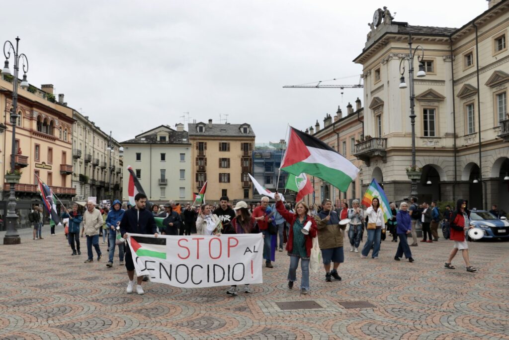 Corteo per Gaza Foto di Nicole Jocollé