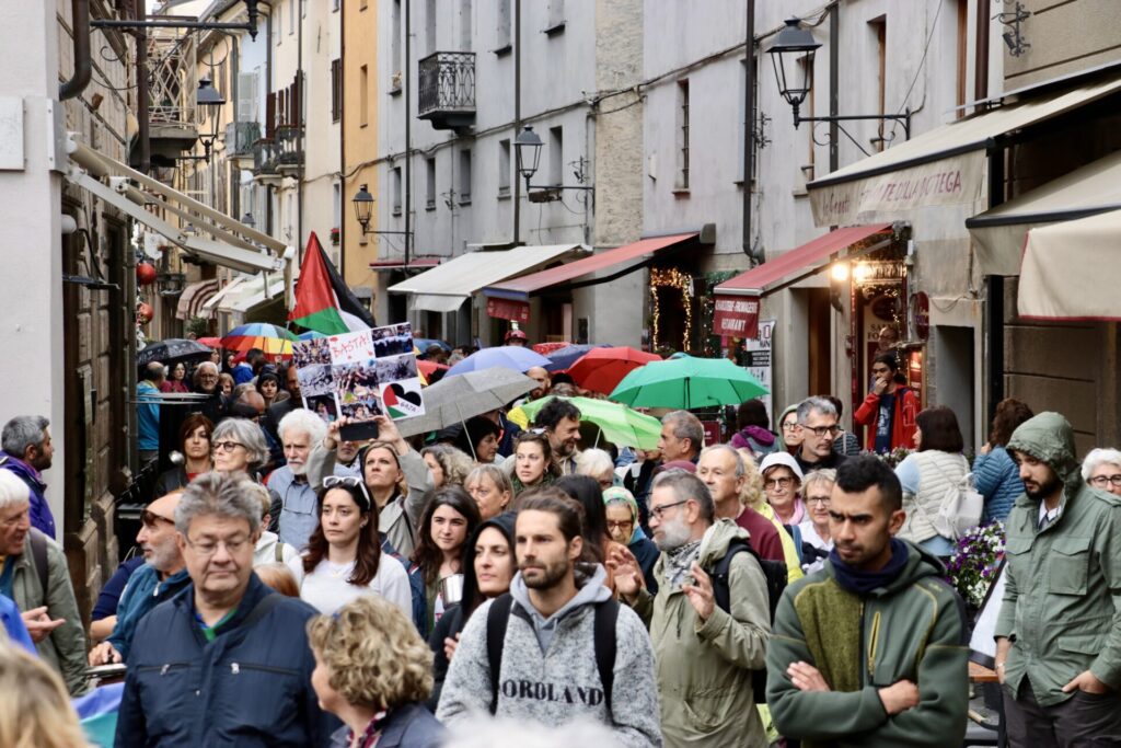 Corteo per Gaza Foto di Nicole Jocollé