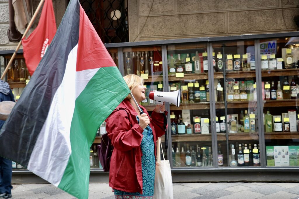 Corteo per Gaza Foto di Nicole Jocollé