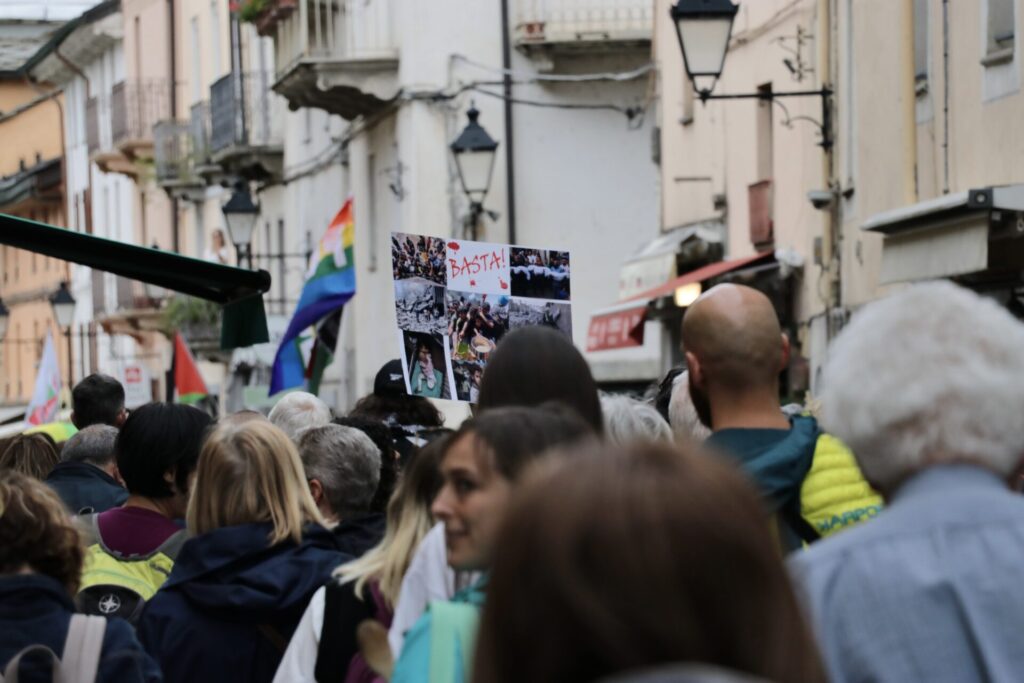 Corteo per Gaza Foto di Nicole Jocollé