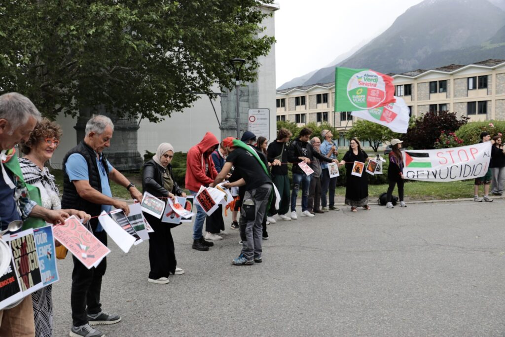 Corteo per Gaza Foto di Nicole Jocollé