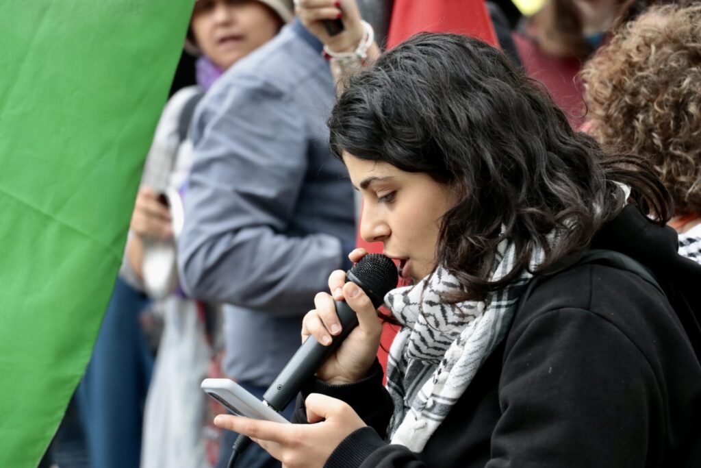 Corteo per Gaza Foto di Nicole Jocollé
