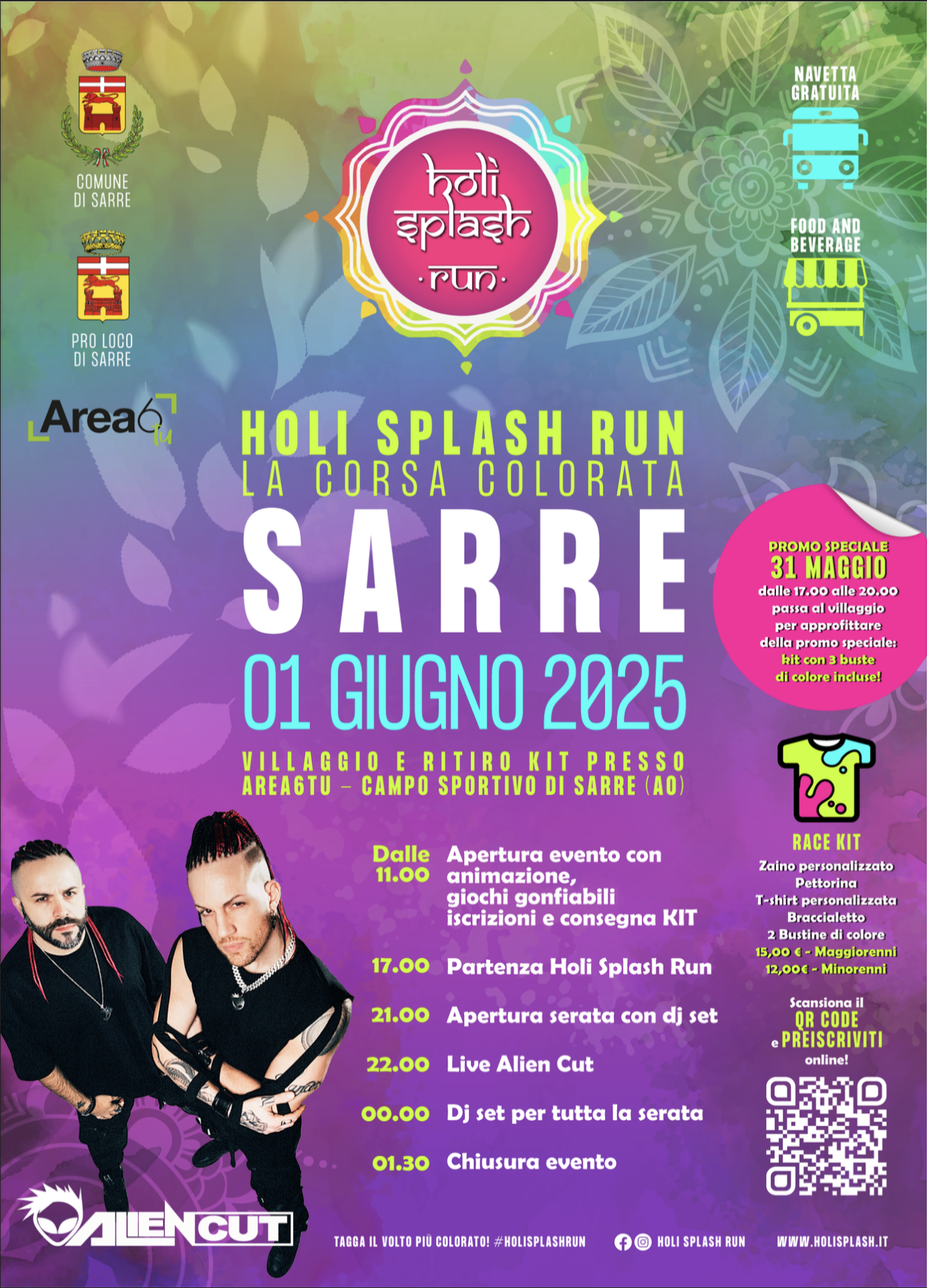 Holi splash sarre locandina