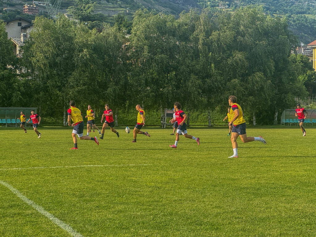 Nazionale italiana seven rugby a Sarre