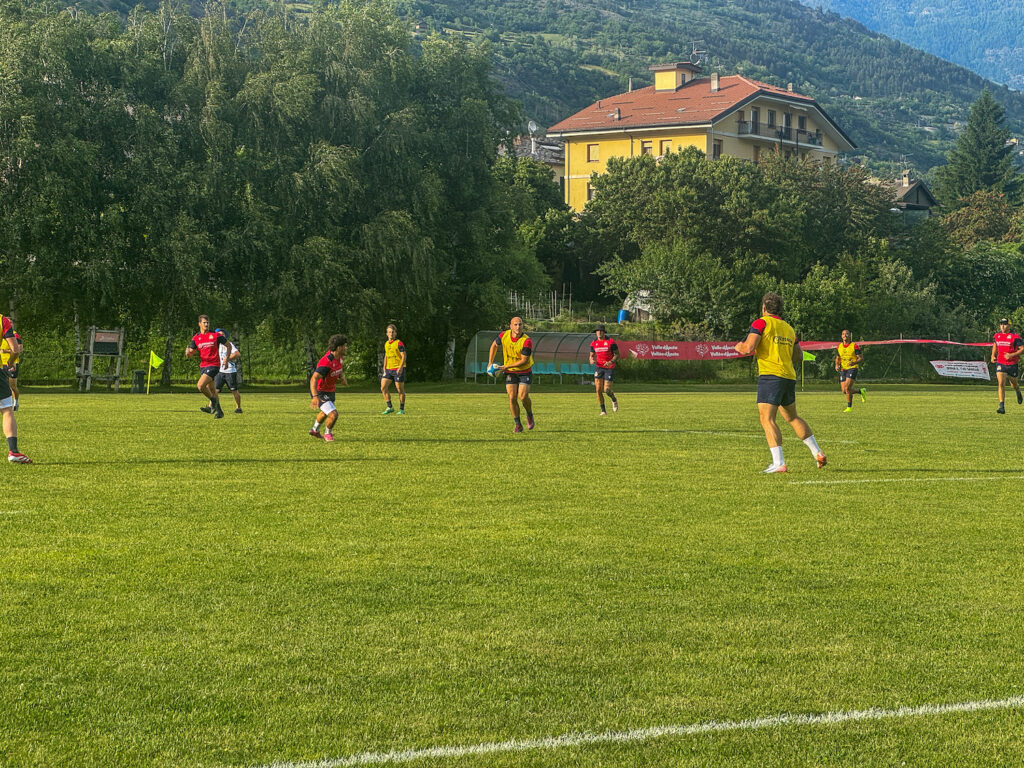 Nazionale italiana seven rugby a Sarre