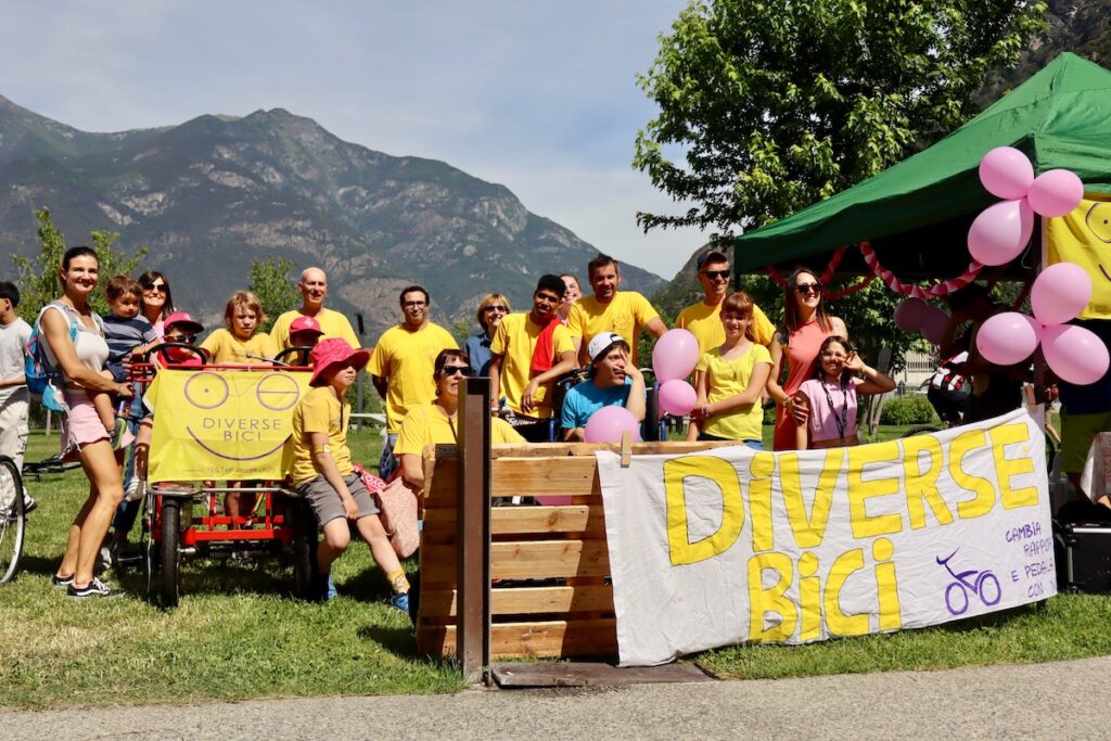 Partenza a Verrès del Giro d